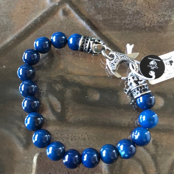 blackjack Other - Men’s blue onyx bracelet